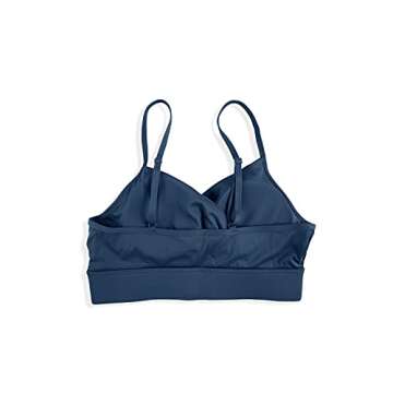 Coololi Women's Padded Wrap Sports Bra Fitness Aajustable Strappy Workout Yoga Camisole