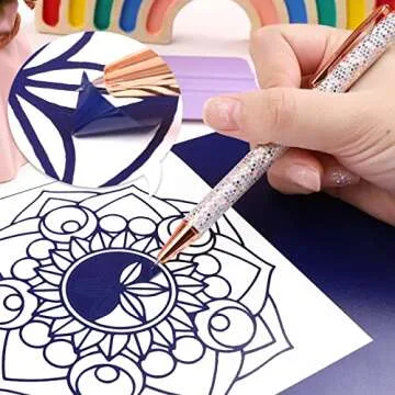 WRAPXPERT Weeding Pen 2pcs Pin Pen Weeding Tools for Vinyl,Retractable Weeder Tool,Air Release Tool for Wallpaper Adhesive Vinyl Application