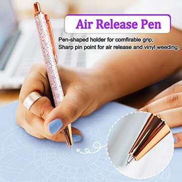 WRAPXPERT Weeding Pen 2pcs Pin Pen Weeding Tools for Vinyl,Retractable Weeder Tool,Air Release Tool for Wallpaper Adhesive Vinyl Application