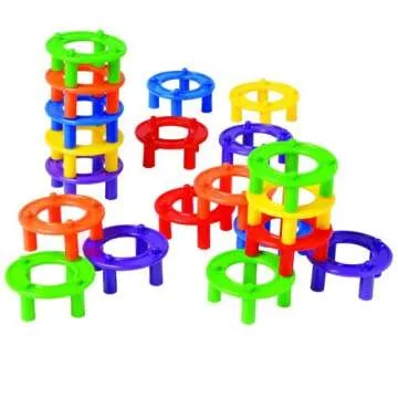 Constructive Playthings Interlocking Building Set, for Ages 18 Months and Up, Set of 396