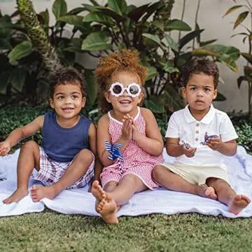 Burt's Bees Baby Boys Shirt Pant Set, Top & Bottom Outfit Bundle, 100% Organic And Toddler Layette Set, Cloud Polo & Short, 4T US