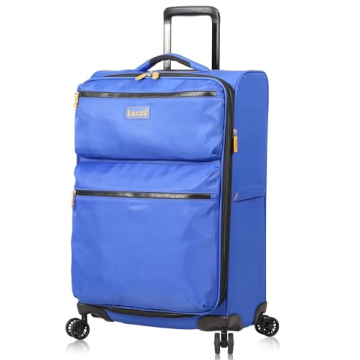 LUCAS Designer Luggage Collection - Expandable 28 Inch Softside Bag - Durable Large Ultra Lightweigh...