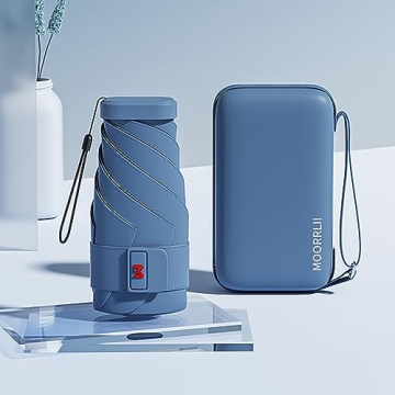 Moorlii Mini Umbrella with UV Protection and Case