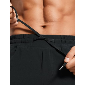CRZ YOGA Men's 2 in 1 Running Shorts - 7'' Quick Dry