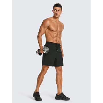 CRZ YOGA Men's 2 in 1 Running Shorts - 7'' Quick Dry