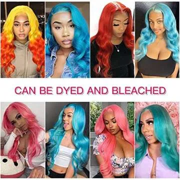 Aliaurora 613 Lace Front Wig Human Hair 13x4 Body Wave Blonde Lace Front Wigs Human Hair 613 HD Lace Frontal Wig Pre Plucked With Baby Hair 180% Density (40 Inch, 613 13x4 Body Wave Wigs)