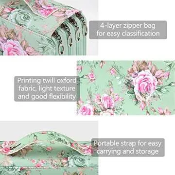 Vomgomfom Colored Pencil Case - 200 Slots Large Capacity