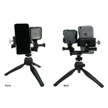 Livestream Gear Smartphone & LED Tripod with LED Light