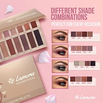 Lamora Eyeshadow Palette 16 Shades Vegan & Blendable