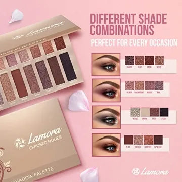 Lamora Eyeshadow Palette 16 Shades Vegan & Blendable