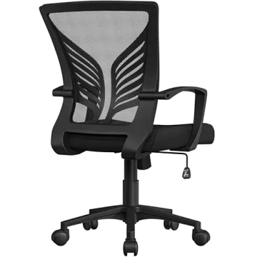 Yaheetech Office Chair Mesh Desk Chair Computer Chair Gaming Chair Adjustable Comfy Chair Swivel Erg...