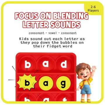 Anemeeoke CVC Word Games, Phonics Interactive Flash Cards for Preschool & Kindergarten Classrooms, M...