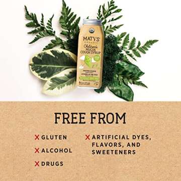 Maty's Organic Children's Cough Syrup - Natural Relief for Kids