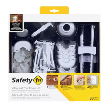 Safety 1st Home Safeguarding and Childproofing Set (80 Pcs), White