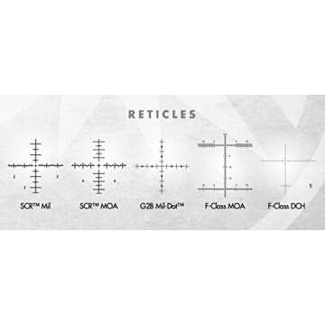 Burris Xtreme Tactical XTR II 8-40x50mm Precision Rifle Scope with 5x Zoom and Zero Click Stop Adjustment, Illuminated F-Class MOA Reticle , Black