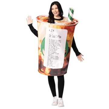 Rasta Imposta Barista's Nightmare Coffee Cup Costume - A Funny Cosplay for Adults at Any Party!