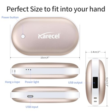 KARECEL Rechargeable Hand Warmers - Your Winter Essential