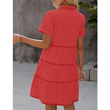 Stylish GRAPENT Denim Babydoll Dress for Women