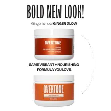 Overtone Color Depositing Semi-Permanent Hair Dye Conditioner - 8 oz, Moisturizing Shea Butter & Coc...