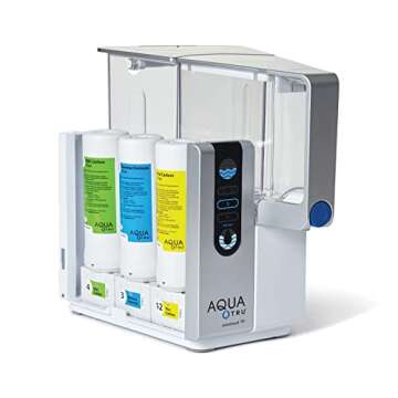 AquaTru Alkaline Connect Smart Countertop Water Purifier for PFAS & Other Contaminants with App | No Plumbing or Installation Required | BPA Free