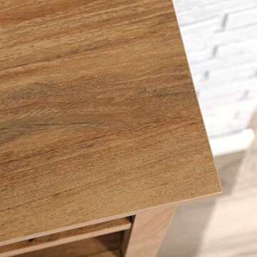 Sauder Select Book Shelf, Bookshelf with Storage, Library Bookcase with Doors and Adjustable Shelves, in Sindoori Mango