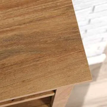 Sauder Select Stylish Bookshelf with Hidden Storage