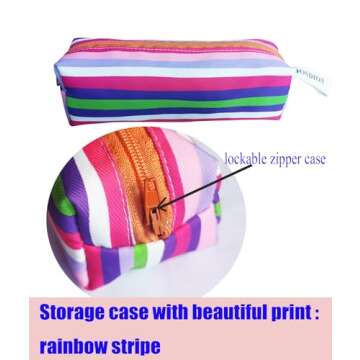 Ergonomic Crochet Hook Set 14 Sizes 2mm(B)-10mm(N) with Case for Arthritic Hands,Crochet Kit for Beginners Extra Long Crochet Needles.