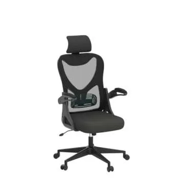 Office Chair - Ergonomic Desk Chair with Adjustable 2D Headrest & Lumbar Support, Til t& Height Adjustment Home Office Desk Chairs