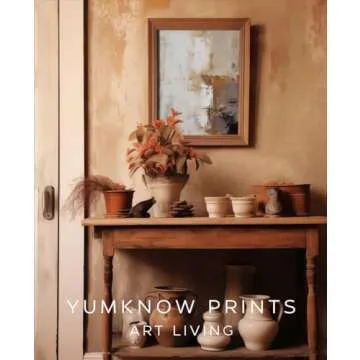 Neutral Earthy Tone Abstract Wall Art Decor - Mid Century Modern Poster Print for Wall - 11x14 Black and White Pictures - Home Office Bedroom Bathroom Living Kitchen - Texture Aesthetic Muted Moody