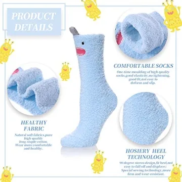 DYW Fuzzy Winter Socks - Soft & Cozy Styles for Women