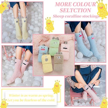 DYW Fuzzy Winter Socks - Soft & Cozy Styles for Women