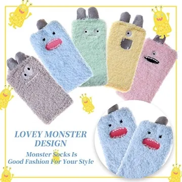 DYW Fuzzy Winter Socks - Soft & Cozy Styles for Women