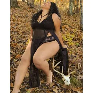 EVELUST Plus Size Sexy Lace Lingerie Set for Women