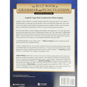 The Blue Book of Grammar and Punctuation: An Easy-to-Use Guide with Clear Rules, Real-World Examples, and Reproducible Quizzes