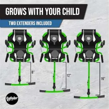 EzyRoller New Drifter-X Ride on Toy for Ages 6 and Older, Up to 150lbs. - Green