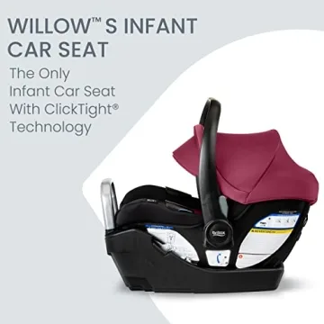 Britax Willow S Infant Car Seat ClickTight Technology Safe Comfortable