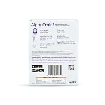 AlphaTrak 3 Blood Glucose Monitoring Kit: Complete Solution for Diabetic Pets