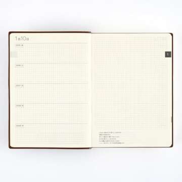 Hobonichi Techo 2025 5-Year Techo Book [Japanese/A6/January Start/2025 to 2029/5-Years Diary/Planner]