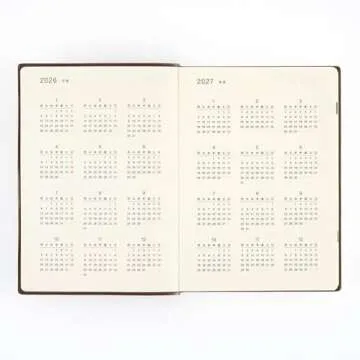 Hobonichi Techo 2025 5-Year Techo Book [Japanese/A6/January Start/2025 to 2029/5-Years Diary/Planner]