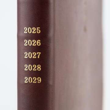 Hobonichi Techo 2025 5-Year Techo Book [Japanese/A6/January Start/2025 to 2029/5-Years Diary/Planner]