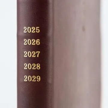 Hobonichi Techo 2025 5-Year Techo Book [Japanese/A6/January Start/2025 to 2029/5-Years Diary/Planner]