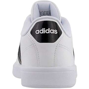 adidas Women's Cloudfoam Advantage Sneakers, FTWR White/Core Black/FTWR White, 9