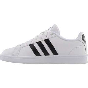 adidas Women's Cloudfoam Advantage Sneakers, FTWR White/Core Black/FTWR White, 9