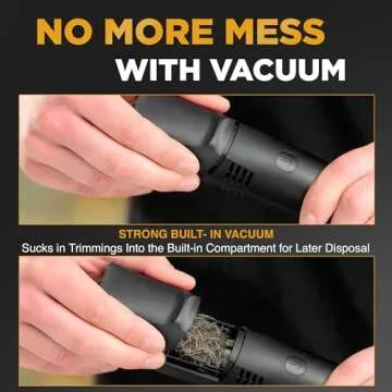 Vacutrim Cordless Electric Shaver with Vacuum & 20 Settings