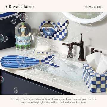 Stylish MacKenzie-Childs Tissue-Box Cover for Your Home