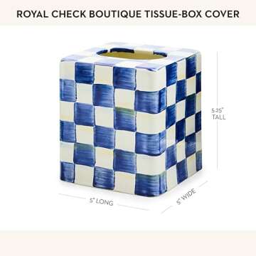 Stylish MacKenzie-Childs Tissue-Box Cover for Your Home