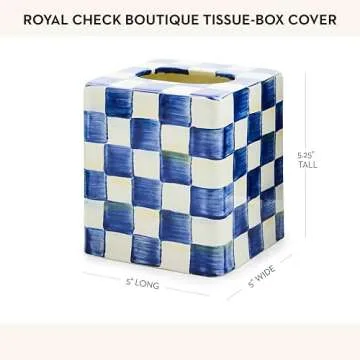 Stylish MacKenzie-Childs Tissue-Box Cover for Your Home