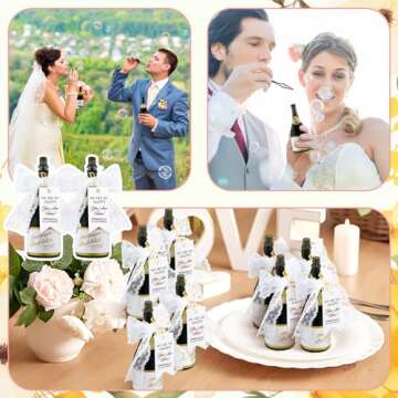 Mini Champagne Bubbles Wedding Favors for Celebration