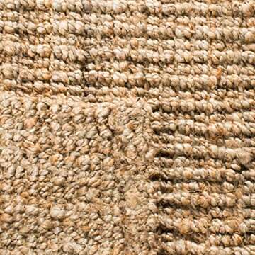 SAFAVIEH Natural Fiber Collection Runner Rug - 2'6" x 8', Natural, Handmade Chunky Textured Jute 0.75-inch Thick, Ideal for High Traffic Areas in Living Room, Bedroom (NF447A)