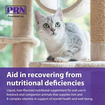 PRN Liqui-Tinic 4X Iron & Vitamin Supplement for Pets